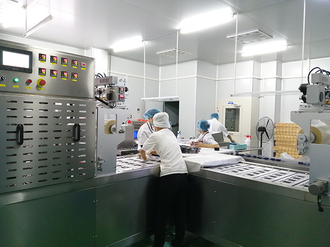 Blog công ty mới nhất về Việc lắp đặt dây chuyền sản xuất bao bì khí quyển sửa đổi Blueberry MAP
