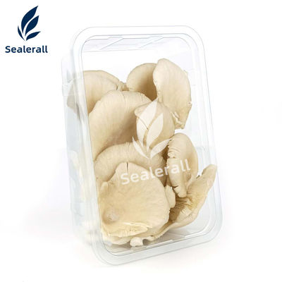 Nấm Custom MAP Tray Seal Machine Multi Head Scale Chain Plate Sealing Machine Máy niêm phong